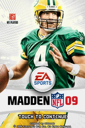 Madden NFL 09 (USA) (Rev 1) screen shot title